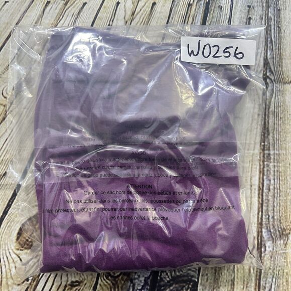 Lands End Sweater Womens Sz.L 14-16 Purple Longer Cow Neck 3/4 Sleeve Tunic - Picture 9 of 9